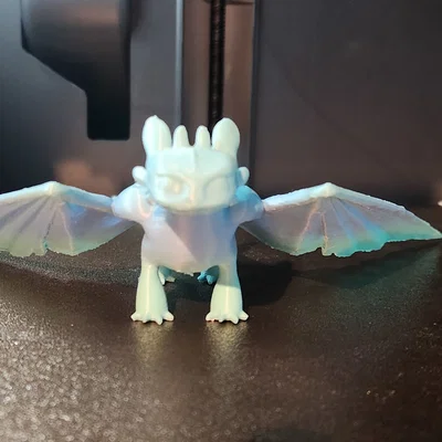 Toothless – Mẫu điêu khắc cơ bản