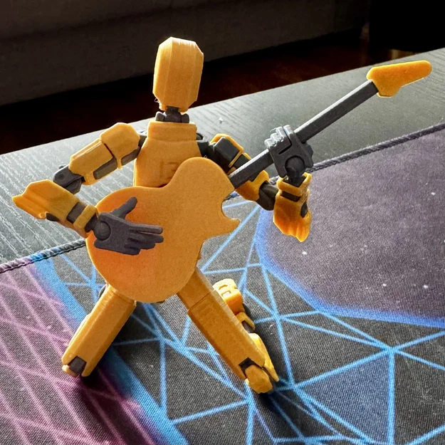 Mô hình đàn Guitar mini cho Dummy 13 - Phụ kiện 3D độc đáo - Image 2