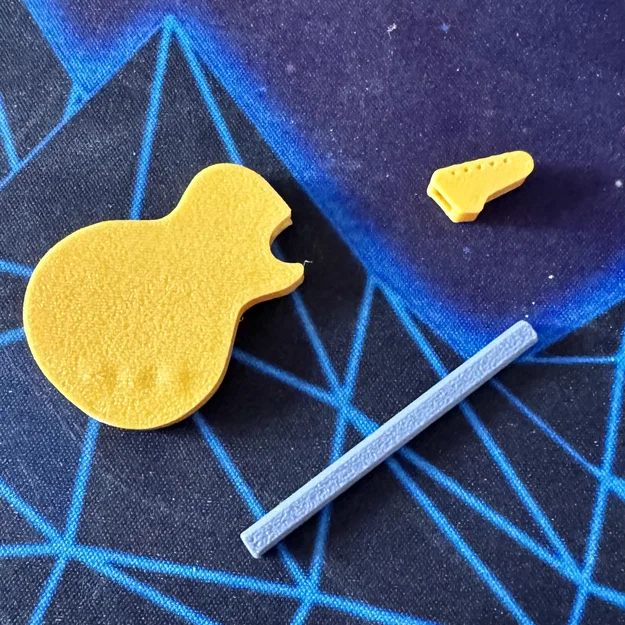 Mô hình đàn Guitar mini cho Dummy 13 - Phụ kiện 3D độc đáo - Image 4