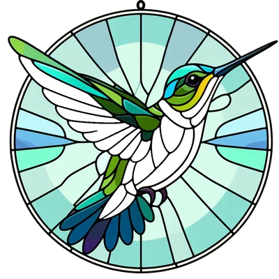 HueForge Chim Ruồi Phong Cách Kính Màu (Stained Glass) – In 2 Phần