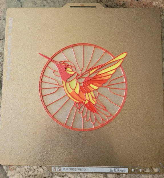 HueForge Chim Ruồi Phong Cách Kính Màu (Stained Glass) – In 2 Phần - Image 4