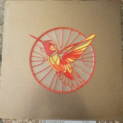 HueForge Chim Ruồi Phong Cách Kính Màu (Stained Glass) – In 2 Phần