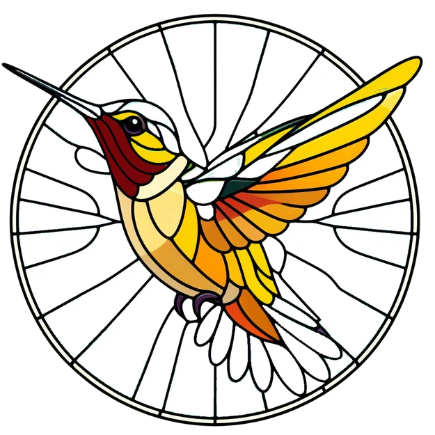 HueForge Chim Ruồi Phong Cách Kính Màu (Stained Glass) – In 2 Phần - Image 5