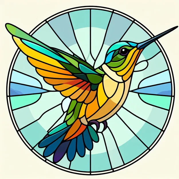 HueForge Chim Ruồi Phong Cách Kính Màu (Stained Glass) – In 2 Phần - Image 6