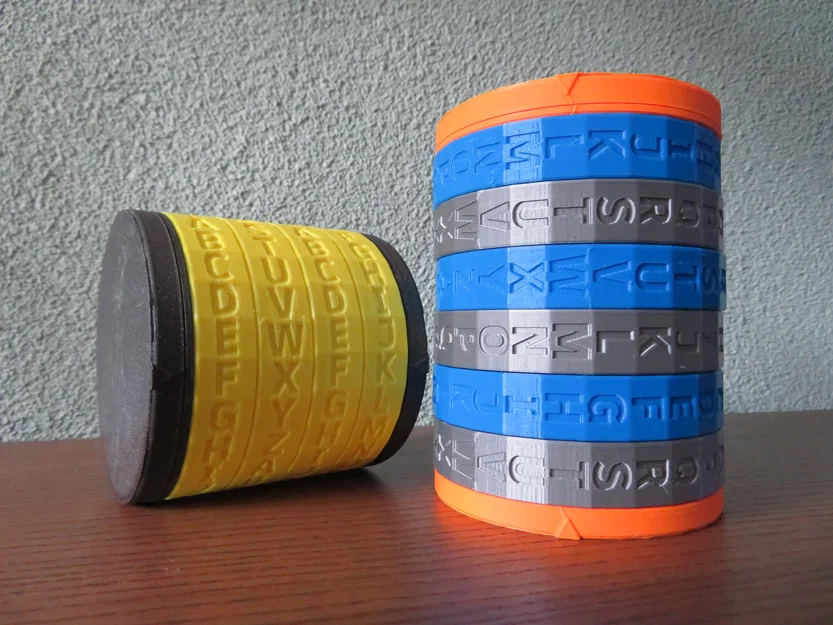 Cryptex in 3D – Tùy chỉnh mã số với 3–6 vòng chữ - Image 1
