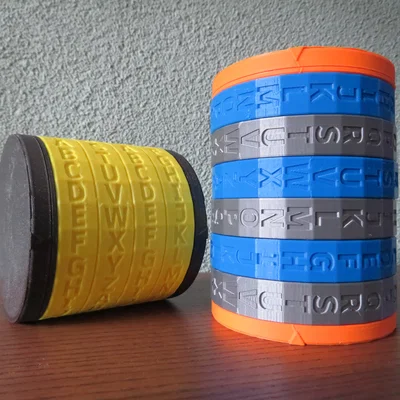 Cryptex in 3D – Tùy chỉnh mã số với 3–6 vòng chữ
