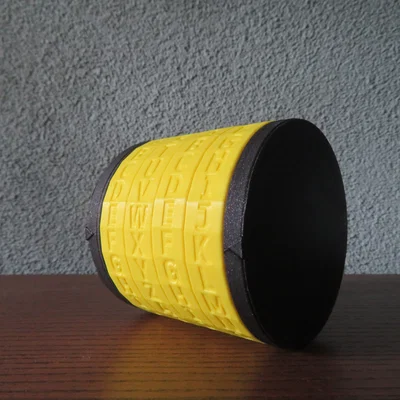 Cryptex in 3D – Tùy chỉnh mã số với 3–6 vòng chữ