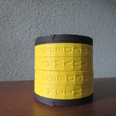 Cryptex in 3D – Tùy chỉnh mã số với 3–6 vòng chữ