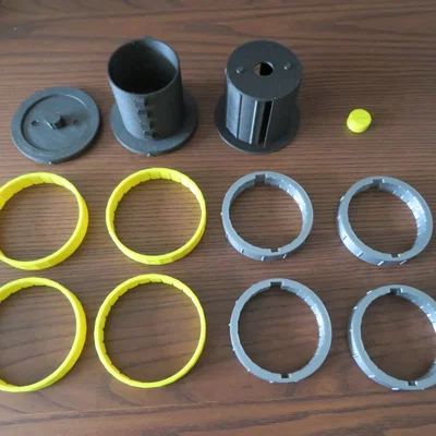 Cryptex in 3D – Tùy chỉnh mã số với 3–6 vòng chữ