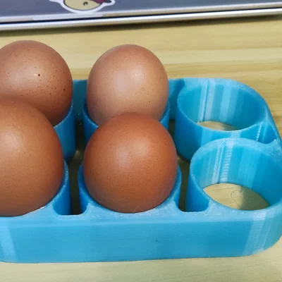 Khay Đựng Trứng 6 Ngăn 3D - Giải Pháp Gọn Gàng Cho Nhà Bếp