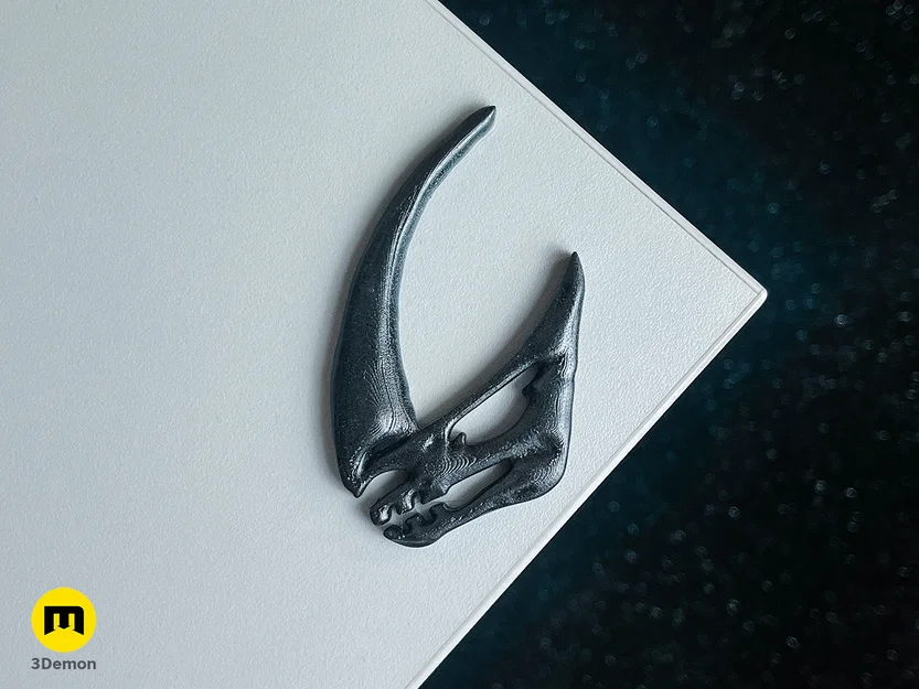 Dấu ấn Mudhorn Mandalorian (Mandalorian Mudhorn signet) – file in 3D - Image 3