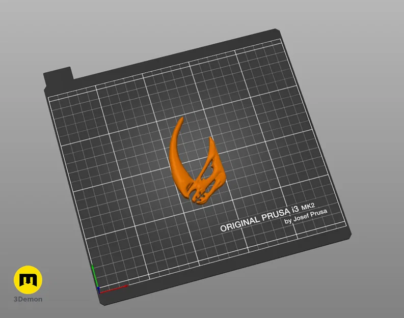 Dấu ấn Mudhorn Mandalorian (Mandalorian Mudhorn signet) – file in 3D - Image 6