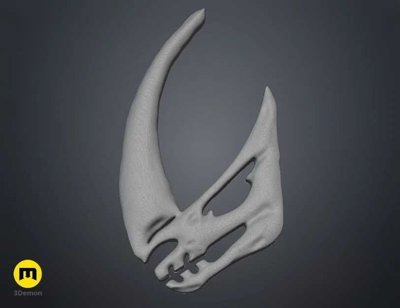 Dấu ấn Mudhorn Mandalorian (Mandalorian Mudhorn signet) – file in 3D - Image 7