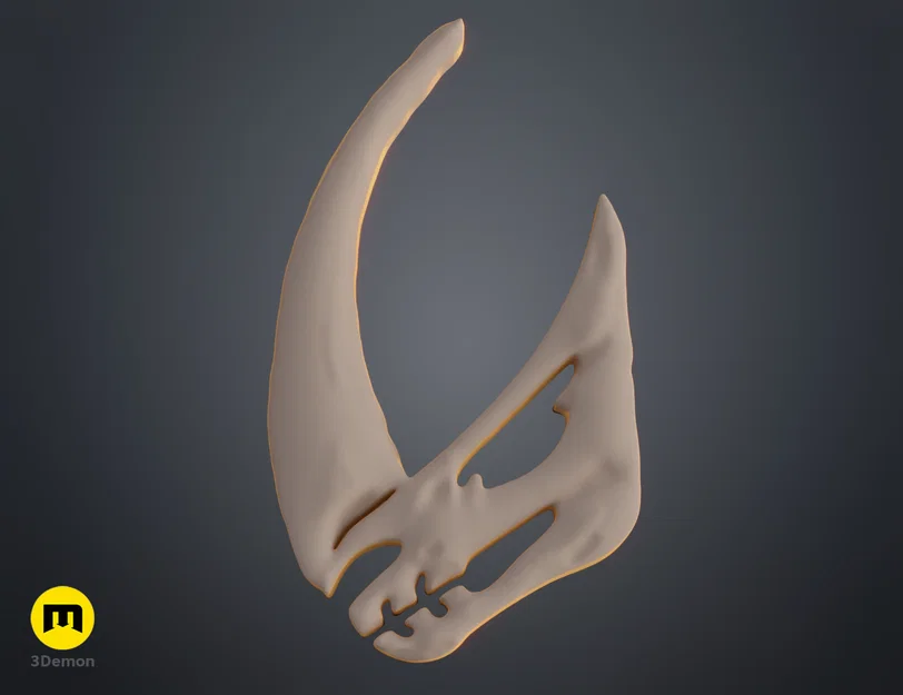 Dấu ấn Mudhorn Mandalorian (Mandalorian Mudhorn signet) – file in 3D - Image 8