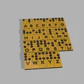 Alfabeto Braille Cecografia – Bộ nút hỗ trợ học bảng chữ Braille - Thumbnail 1