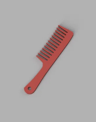 Bộ Sưu Tập Lược Chải Tóc 3D Đa Năng - Mẫu In Móc Khóa Độc Đáo - Image 1