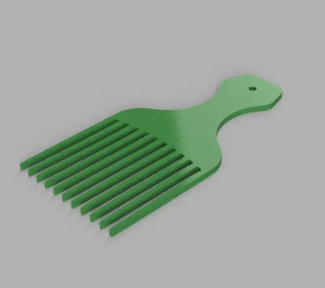 Bộ Sưu Tập Lược Chải Tóc 3D Đa Năng - Mẫu In Móc Khóa Độc Đáo - Image 2