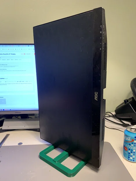 Chân đế đặt màn hình dọc (Vertical Monitor Stand) 21 inch VESA 75mm - Image 3