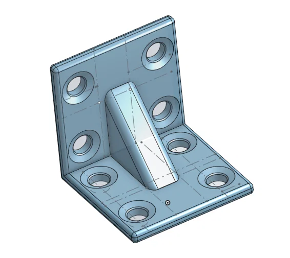 Pat góc chịu lực 3D (Strong Angle Connector) cho kệ và đồ gỗ DIY - Image 1