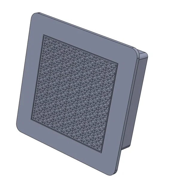 Lưới thông gió 3D thiết kế hiện đại cho phòng ăn - Image 1
