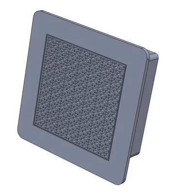 Lưới thông gió 3D thiết kế hiện đại cho phòng ăn