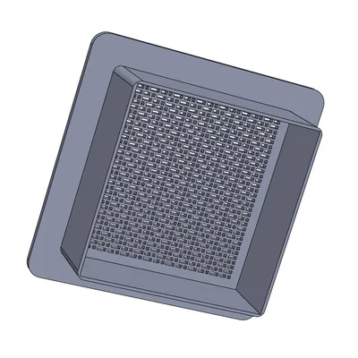 Lưới thông gió 3D thiết kế hiện đại cho phòng ăn