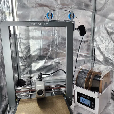 Guide dẫn filament Ender 3 V3 (không SE/KE) dùng với Dryer Box (Rev.3) *UPDATE 5/27*