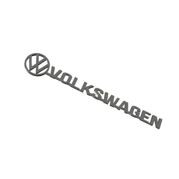Mẫu in 3D logo Volkswagen trang trí cho người đam mê xe - Image 1