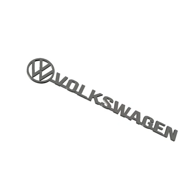 Mẫu in 3D logo Volkswagen trang trí cho người đam mê xe