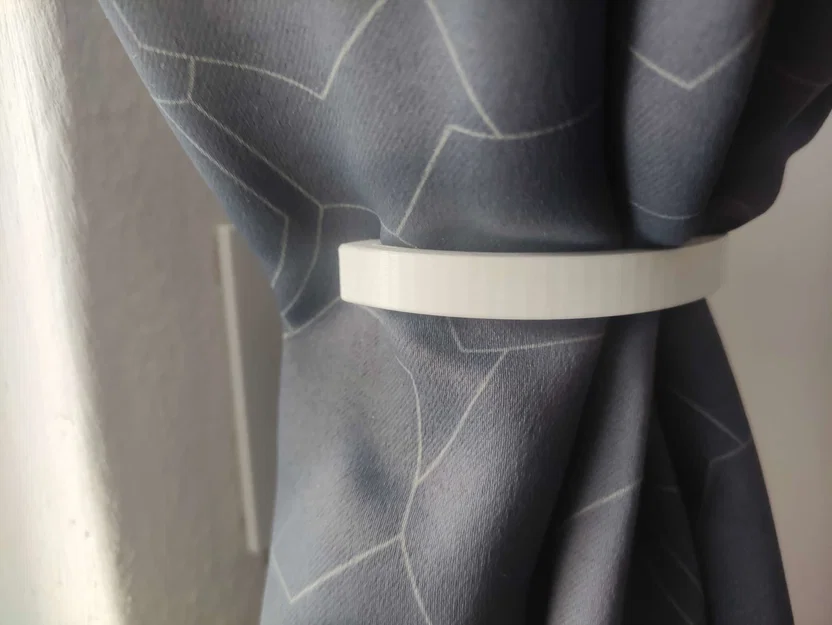 Móc giữ rèm cửa 3D tiện lợi, dễ lắp đặt không cần khoan tường - Image 1