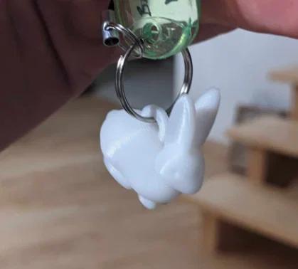Mô hình chú thỏ móc khóa (Keychain Rabbit) dễ thương cho máy in 3D - Image 1