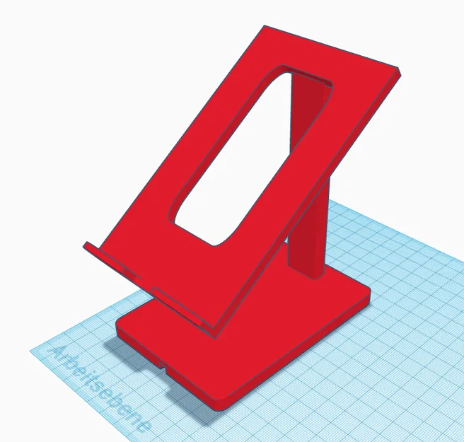 Đế dựng điện thoại để bàn có khe cắm sạc tiện dụng - Tự in 3D - Image 1