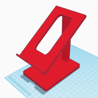 Đế dựng điện thoại để bàn có khe cắm sạc tiện dụng - Tự in 3D