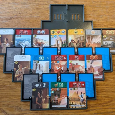 Khay giữ bài 7 Wonders Duel + Agora + Pantheon