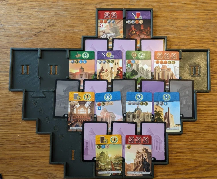 Khay giữ bài 7 Wonders Duel + Agora + Pantheon - Image 3