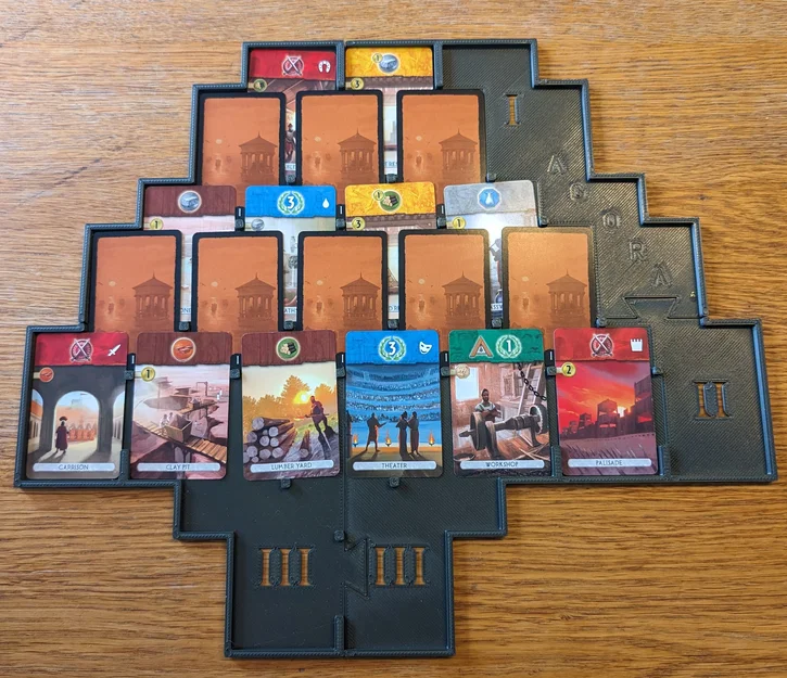 Khay giữ bài 7 Wonders Duel + Agora + Pantheon - Image 6