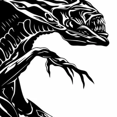 Mô hình Alien Queen treo tường – Tranh nghệ thuật 3D độc đáo