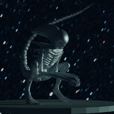 Mô hình 3D Neomorph từ Alien: Covenant cực chi tiết