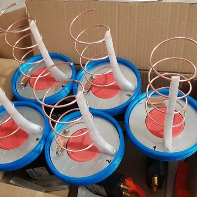 "HOLY" bản gốc - QO-100 2.4GHz - Helix 2-4.5 vòng Dual feed - NO ICECONE!