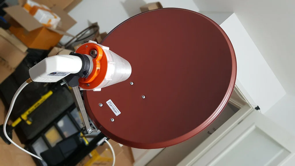 "HOLY" bản gốc - QO-100 2.4GHz - Helix 2-4.5 vòng Dual feed - NO ICECONE! - Image 22