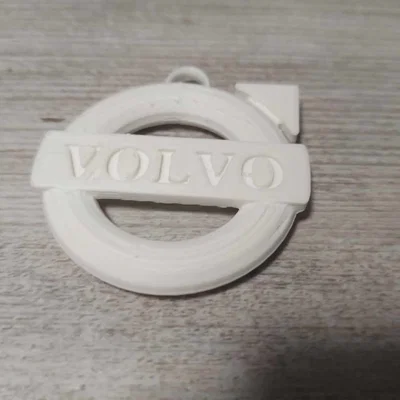 Móc khóa logo Volvo in 3D đẹp mắt, dễ thực hiện