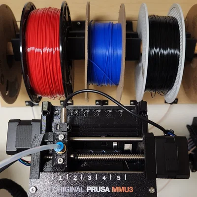 Giá treo cuộn filament MMU3 gắn tường (MMU3 Wall Mount Spool Holder)