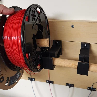 Giá treo cuộn filament MMU3 gắn tường (MMU3 Wall Mount Spool Holder)
