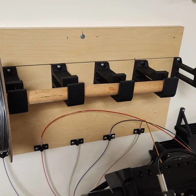 Giá treo cuộn filament MMU3 gắn tường (MMU3 Wall Mount Spool Holder)