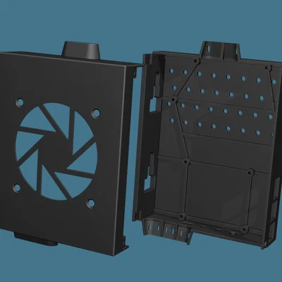 Case MCU + Raspberry Pi 3B/4B cho Sovol SV06/SV06 Plus kèm quạt 80*10