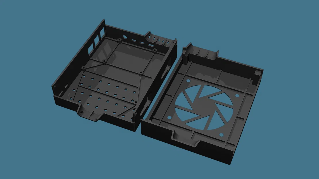 Case MCU + Raspberry Pi 3B/4B cho Sovol SV06/SV06 Plus kèm quạt 80*10 - Image 4