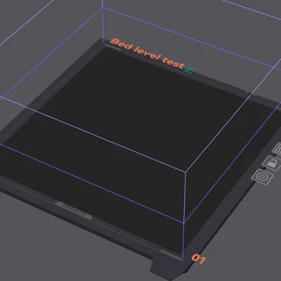 File Test Độ Phẳng Bàn In Cho Creality K1/K1C Hiệu Quả