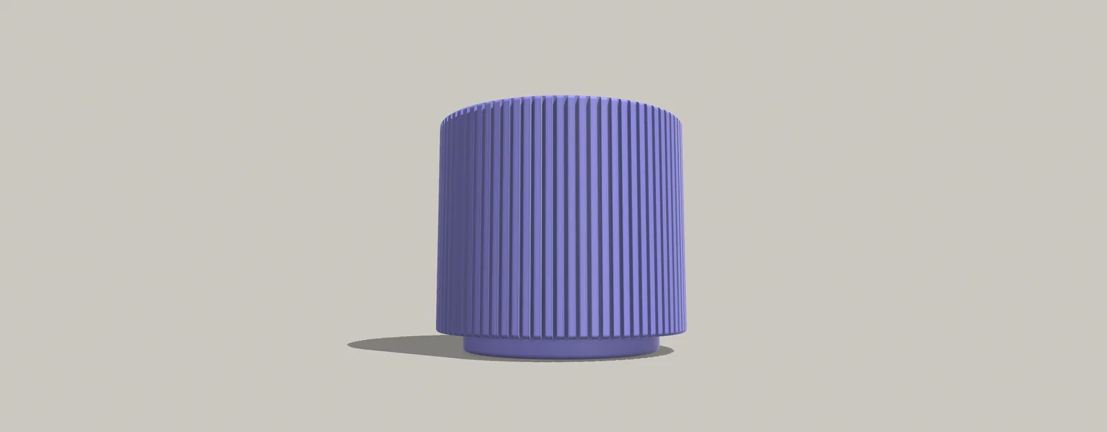 Chậu cây Mid Century Modern kèm khay hứng nước - Rãnh tuyến tính - Image 4