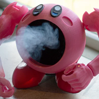 Kirby XL – Kirby hút khói với tay khổng lồ