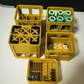 Thùng nhựa mini xếp chồng đựng pin AA, AAA, 18650 - In 3D sáng tạo - Thumbnail 1